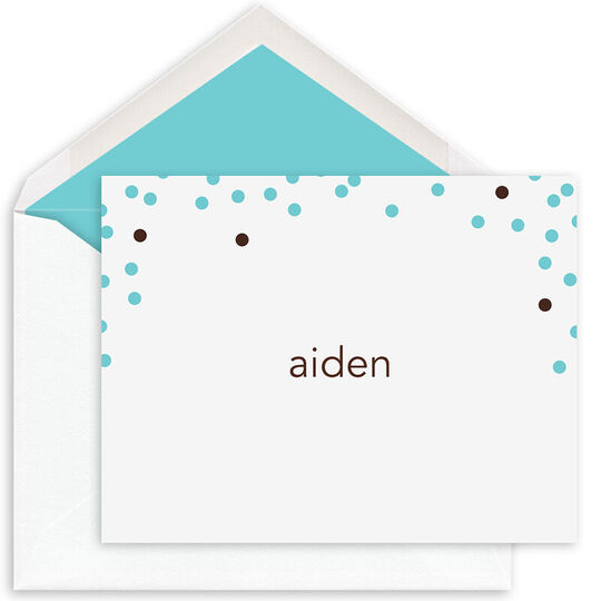 Confetti Folded Note Cards